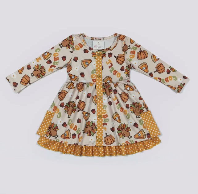 Gobble Girls Twirl Dress