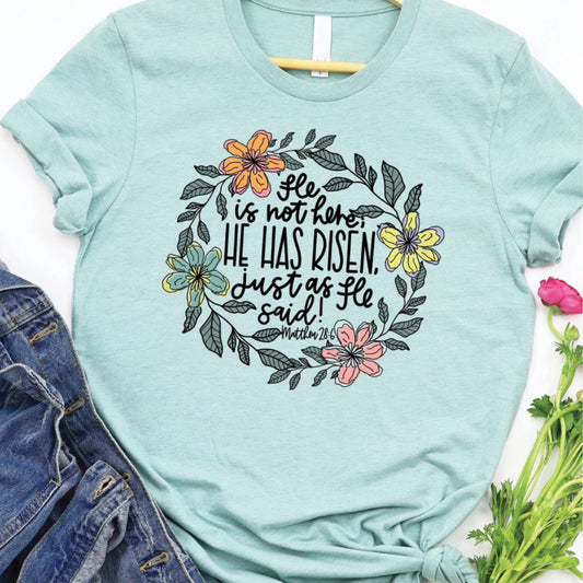 He has risen tee