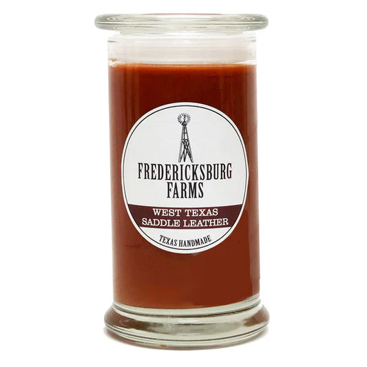 Fredricksburg Farm West Texas Saddle Leather Candle 16oz